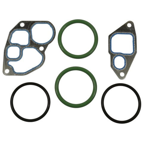 Standard Ignition Engine Oil Cooler Gasket Set P/N:OCG2 Fits: Ford Excursion 03-00, Ford F-250 96-94, Ford F-250 Super Duty 03-99, Ford F-350 97-94, Ford F-350 Super Duty 03-99, Ford F-450 Super Duty 03-99, Ford F-550 Super Duty 03-99 - Image 1