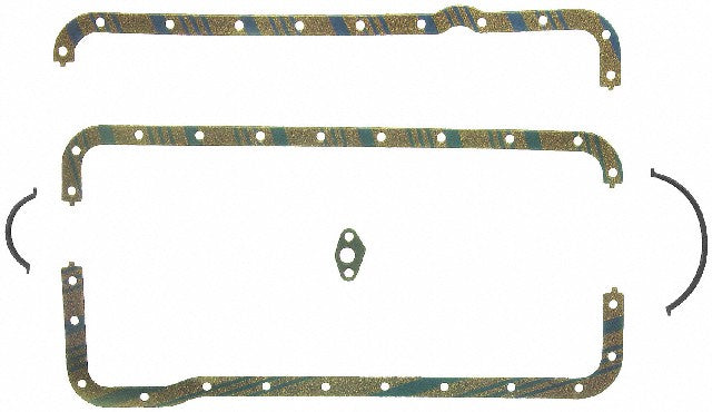 FEL-PRO Engine Oil Pan Gasket Set P/N:OS 30271 C Fits: Ford Aerostar 1986, Ford Bronco Ii 86-84, Ford Mustang 1979, Ford Mustang Ii 78-74, Ford Pinto 79-75, Ford Ranger 86-83, Mercury Bobcat 79-75, Mercury Capri 1979, Mercury Capri 77-72 - Image 1
