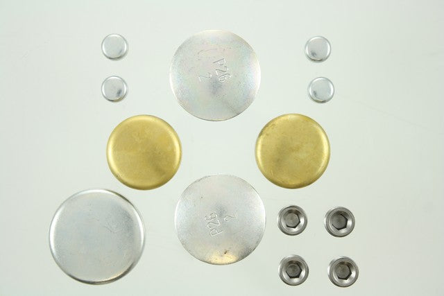 Pioneer Automotive Industries Engine Expansion Plug Kit P/N:PE-103-BR Fits: Chevrolet Bel Air, Chevrolet Biscayne, Chevrolet C10 Panel, Chevrolet C10 Pickup, Chevrolet C20 Pickup, Chevrolet C30 Panel, Chevrolet C30 Pickup, Chevrolet Corvette - Image 1