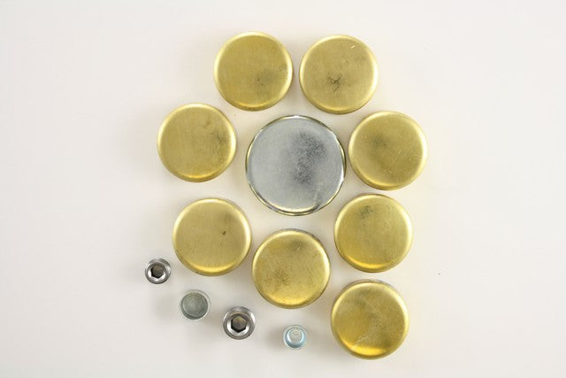 Pioneer Automotive Industries Engine Expansion Plug Kit P/N:PE-169-BR Fits: Chevrolet Camaro, Chevrolet Caprice, Chevrolet El Camino, Chevrolet Impala, Chevrolet Malibu, Chevrolet Monte Carlo, GMC Caballero, Pontiac Catalina, Pontiac Grand Lemans - Image 1