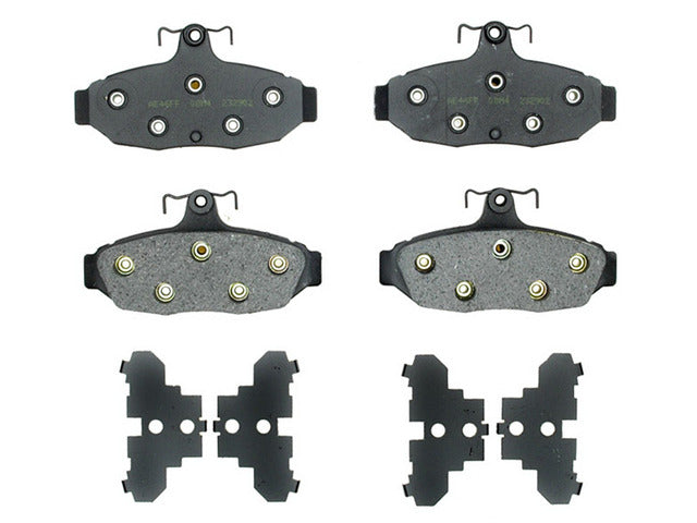 Raybestos Brakes Disc Brake Pad Set P/N:PGD347 Fits: Ford Mustang 1993, Ford Taurus 92-89, Ford Thunderbird 92-87, Lincoln Continental 92-88, Lincoln Mark Vii 92-91, Mercury Cougar 92-89, Mercury Sable 92-89 - Image 1