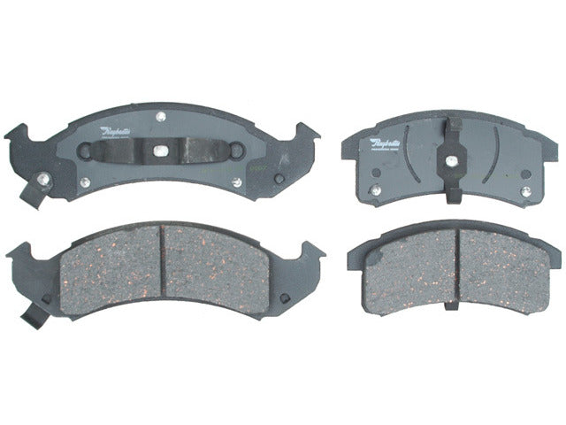 Raybestos Brakes Disc Brake Pad Set P/N:PGD623C Fits: Buick Lesabre, Buick Park Avenue, Buick Riviera, Cadillac Deville, Cadillac Eldorado, Cadillac Seville, Chevrolet Camaro, Chevrolet Lumina Apv, Oldsmobile 88, Oldsmobile 98 - Image 1