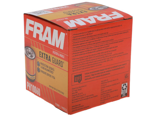 FRAM Engine Oil Filter P/N:PH10060 Fits: Alfa Romeo Giulia, Alfa Romeo Stelvio, Buick Allure, Buick Enclave, Buick Lacrosse, Buick Rainier, Cadillac Cts, Cadillac Escalade, Cadillac Escalade Esv - Image 1