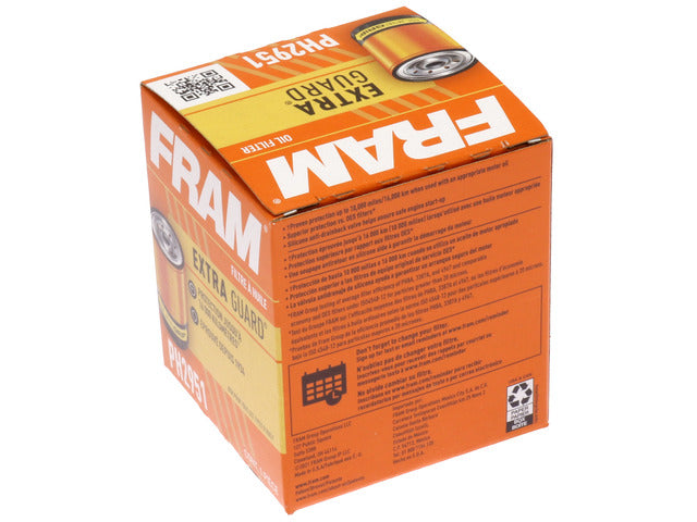 FRAM Engine Oil Filter P/N:PH2951 Fits: Asuna Sunrunner, Chevrolet Nova, Chevrolet Tracker, Pontiac Sunrunner, Suzuki Grand Vitara, Suzuki Samurai, Suzuki Sidekick, Suzuki Swift, Suzuki Vitara, Suzuki Xl-7 - Image 1