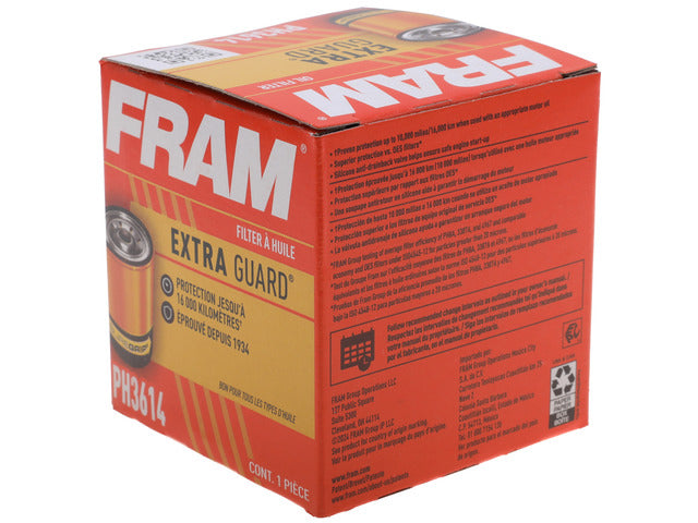FRAM Engine Oil Filter,Transmission Oil Filter P/N:PH3614 Fits: Alfa Romeo 164, Asuna Gt, Asuna Se, Chevrolet Metro, Chevrolet Sprint, Chevrolet Tracker, Chrysler Cirrus, Chrysler Daytona - Image 1