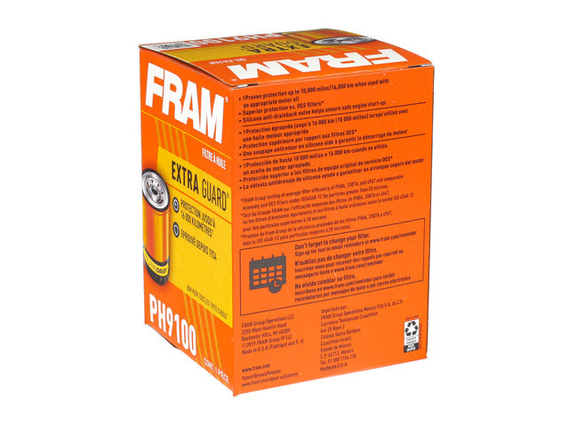 FRAM Engine Oil Filter P/N:PH9100 Fits: Chevrolet C4500 Kodiak, Chevrolet C5500 Kodiak, Chevrolet Express 2500, Chevrolet Express 3500, Chevrolet Express 4500, Chevrolet Silverado 2500 Hd, Chevrolet Silverado 2500 Hd Classic, Chevrolet Silverado 3500 - Image 1