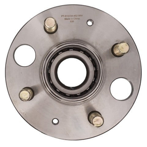 Power Train Wheel Bearing and Hub Assembly P/N:PT512034 Fits: Acura Integra 98-94, Honda Civic 00-92, Honda Civic Del Sol 97-93 - Image 1