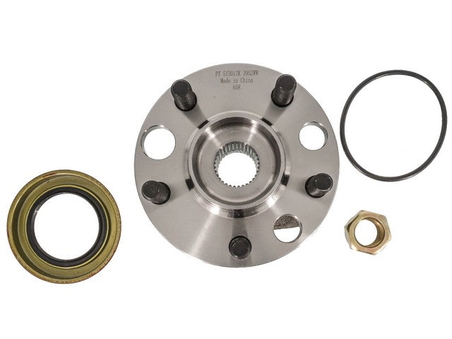 Power Train Wheel Bearing and Hub Assembly P/N:PT513017K Fits: Buick Skyhawk, Buick Skylark, Buick Somerset, Buick Somerset Regal, Cadillac Cimarron, Chevrolet Beretta, Chevrolet Cavalier, Chevrolet Corsica, Oldsmobile Achieva, Oldsmobile Calais - Image 2