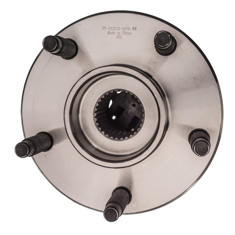 Power Train Wheel Bearing and Hub Assembly P/N:PT513214 Fits: Cadillac Bls 08-07, Chevrolet Cobalt 10-08, Chevrolet Hhr 10-08, Chevrolet Malibu 12-04, Pontiac G6 10-05, Saturn Aura 09-07 - Image 1