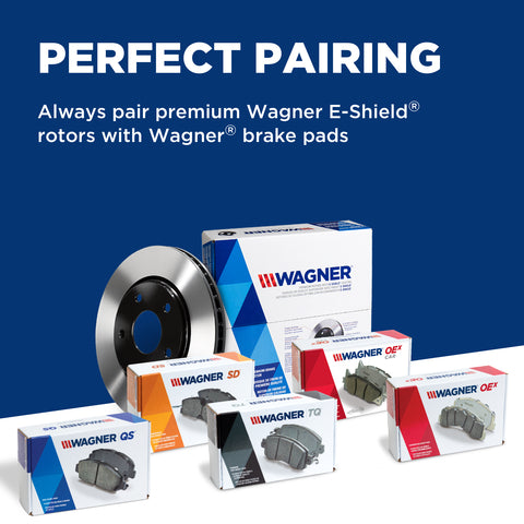 Wagner Brake Disc Brake Rotor P/N:BD126414E Fits: Acura Tsx 14-09, Honda Accord 17-05, Honda Hr-v 17-16 - Image 9
