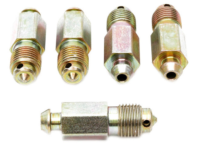 Raybestos Brakes Brake Bleeder Screw P/N:S24493 Fits: Chevrolet C50, Chevrolet C5500 Kodiak, Chevrolet C60, Chevrolet C60 Kodiak, Chevrolet C6500 Kodiak, Chevrolet C70, Chevrolet C70 Kodiak, Chevrolet T7500, Ford B-600 - Image 1