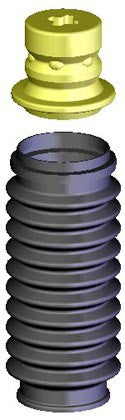 KYB Suspension Strut Bellows P/N:SB108 Fits: Acura Cl, Acura El, Acura Integra, Acura Legend, Acura Nsx, Acura Rl, Acura Rsx, Acura Tl, Acura Tsx - Image 1