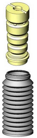 KYB Suspension Strut Bellows P/N:SB115 Fits: Audi A4, Audi A4 Quattro, Audi A6, Audi A6 Quattro, Audi Q3, Audi Q3 Quattro, Audi S4, Audi S6, Volkswagen Cabrio, Volkswagen Cabriolet, Volkswagen Corrado, Volkswagen Golf, Volkswagen Jetta, Volkswagen Passat - Image 1