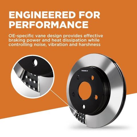 Wagner Brake Disc Brake Rotor P/N:DSX126118E Fits: Ford E-150 07-03, Ford E-150 Club Wagon 05-03 - Image 7