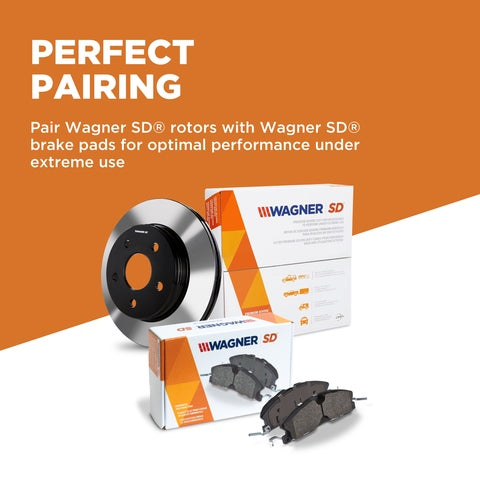 Wagner Brake Disc Brake Rotor P/N:DSX126118E Fits: Ford E-150 07-03, Ford E-150 Club Wagon 05-03 - Image 3
