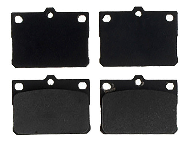 Raybestos Brakes Disc Brake Pad Set P/N:SGD101M Fits: Dodge Colt, Honda Civic, Hyundai Excel, Hyundai Pony, Mazda 808, Mazda Rx-3, Mitsubishi Precis, Plymouth Arrow, Plymouth Arrow Pickup, Plymouth Champ, Plymouth Colt, Plymouth Cricket, Toyota Corolla - Image 1