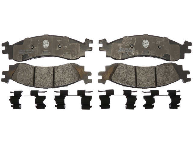 Raybestos Brakes Disc Brake Pad Set P/N:SP1158PSH Fits: Ford Explorer 10-06, Ford Explorer Sport Trac 10-07, Ford Taurus 12-10, Mercury Mountaineer 10-06 - Image 1