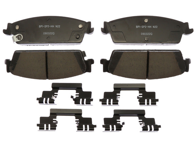Raybestos Brakes Disc Brake Pad Set P/N:SP1194TRH Fits: Cadillac Escalade, Cadillac Escalade Esv, Cadillac Escalade Ext, Chevrolet Avalanche, Chevrolet Silverado 1500, Chevrolet Suburban, Chevrolet Suburban 1500, Chevrolet Tahoe, GMC Sierra 1500 - Image 1
