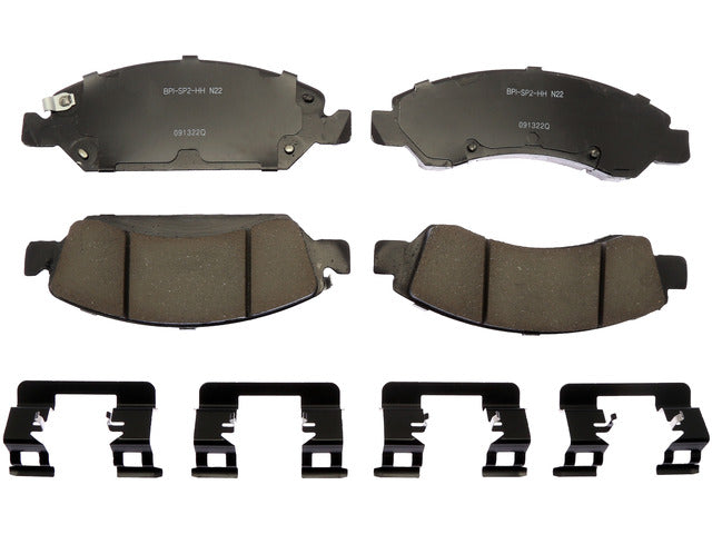 Raybestos Brakes Disc Brake Pad Set P/N:SP1363TRH Fits: Cadillac Escalade, Cadillac Escalade Esv, Cadillac Escalade Ext, Chevrolet Avalanche, Chevrolet Silverado 1500, Chevrolet Silverado 1500 Classic, Chevrolet Suburban 1500, Chevrolet Tahoe - Image 1