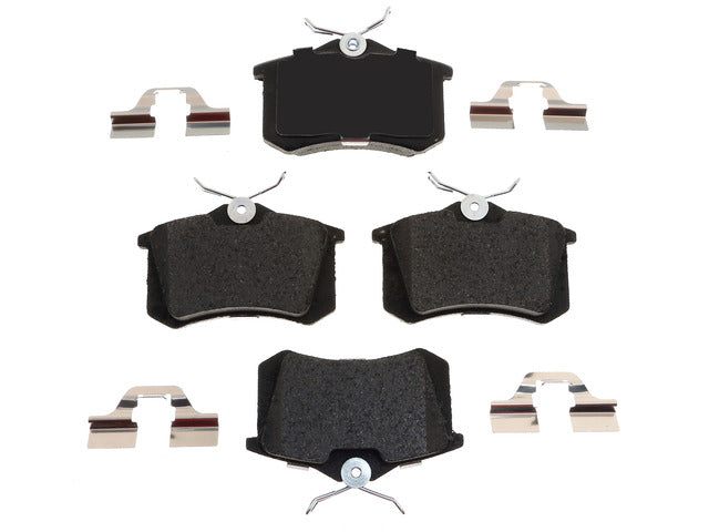 Raybestos Brakes Disc Brake Pad Set P/N:SP340EUH Fits: Audi A4, Audi A4 Quattro, Audi S4, Peugeot 307, Peugeot 405, Volkswagen Beetle, Volkswagen Corrado, Volkswagen Golf, Volkswagen Jetta, Volkswagen Passat, Volkswagen Quantum, Volkswagen Scirocco - Image 1