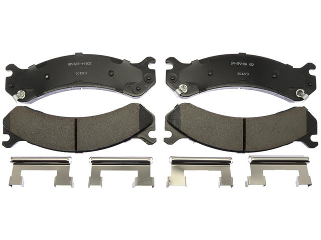 Raybestos Brakes Disc Brake Pad Set P/N:SP784TRH Fits: Cadillac Deville, Cadillac Dts, Chevrolet Avalanche 2500, Chevrolet Express 2500, Chevrolet Express 3500, Chevrolet Express 4500, Chevrolet Silverado 1500, Chevrolet Silverado 1500 Classic - Image 1