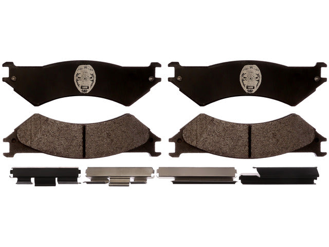 Raybestos Brakes Disc Brake Pad Set P/N:SP802PSH Fits: Ford E-150, Ford E-150 Econoline, Ford E-250, Ford E-250 Econoline, Ford E-350 Club Wagon, Ford E-350 Econoline, Ford E-350 Econoline Club Wagon, Ford E-350 Super Duty - Image 1