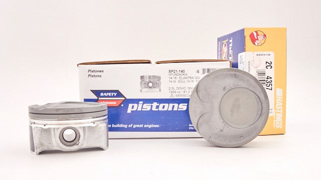 Safety Auto Parts Corp Engine Piston Set P/N:SPRC21-140-S Fits: Hyundai Elantra 18-14, Hyundai Elantra Coupe 2014, Hyundai Elantra Gt 18-14, Hyundai Tucson 18-14, Kia Forte 18-14, Kia Forte Koup 17-14, Kia Forte5 18-14, Kia Soul 19-14 - Image 1