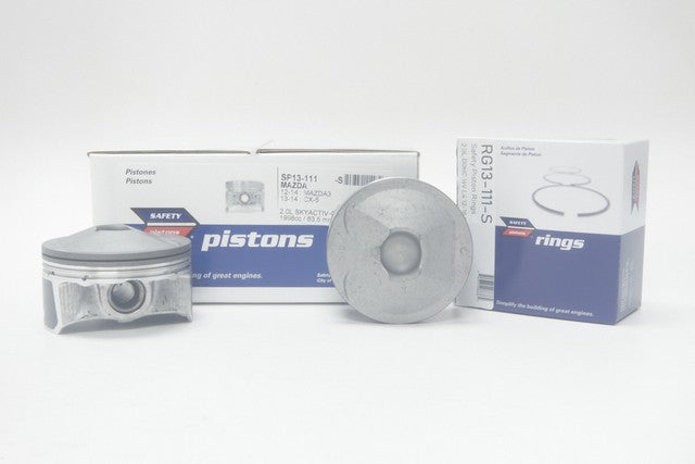 Safety Auto Parts Corp Engine Piston Set P/N:SPRG13-111-4 Fits: Mazda 3 13-12, Mazda 3 Sport 13-12, Mazda Cx-5 16-13, Mazda Mx-5 Miata 17-16 - Image 1