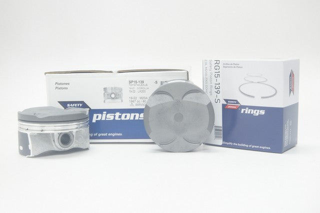 Safety Auto Parts Corp Engine Piston Set P/N:SPRG15-139-2 Fits: Lexus Ux200 22-19, Toyota Corolla 22-19 - Image 1