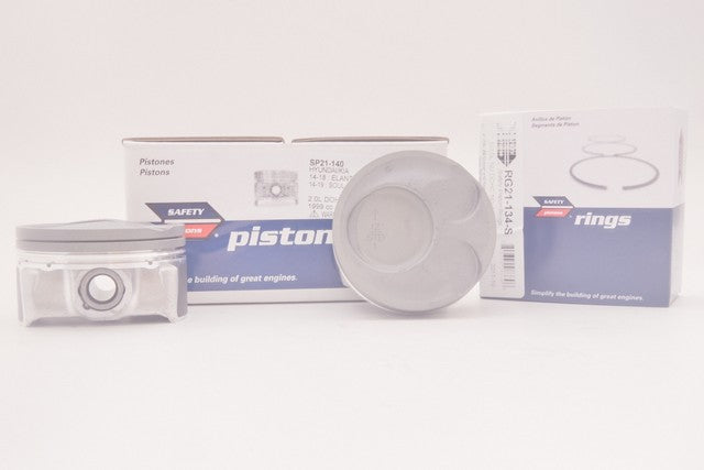 Safety Auto Parts Corp Engine Piston Set P/N:SPRG21-140-3 Fits: Hyundai Elantra 18-14, Hyundai Elantra Coupe 2014, Hyundai Elantra Gt 18-14, Hyundai Tucson 18-14, Kia Forte 18-14, Kia Forte Koup 17-14, Kia Forte5 18-14, Kia Soul 19-14 - Image 1