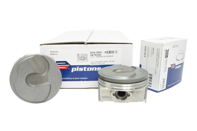 Safety Auto Parts Corp Engine Piston Set P/N:SPRG26-329R/L-S Fits: Chevrolet Express 2500, Chevrolet Express 3500, Chevrolet Silverado 1500, Chevrolet Silverado 2500, GMC Savana 2500, GMC Savana 3500, GMC Sierra 1500 - Image 1