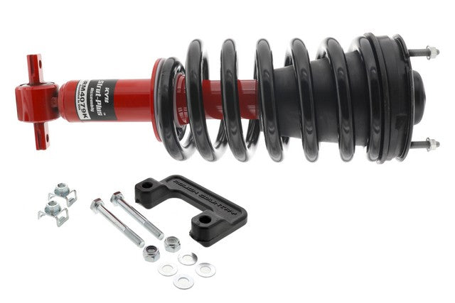 KYB Suspension Strut and Coil Spring Assembly P/N:SRM4079K Fits: Chevrolet Avalanche 13-07, Chevrolet Silverado 1500 13-07, Chevrolet Suburban 1500 14-07, Chevrolet Tahoe 14-07, GMC Sierra 1500 13-07, GMC Yukon 14-07, GMC Yukon Xl 1500 14-07 - Image 1