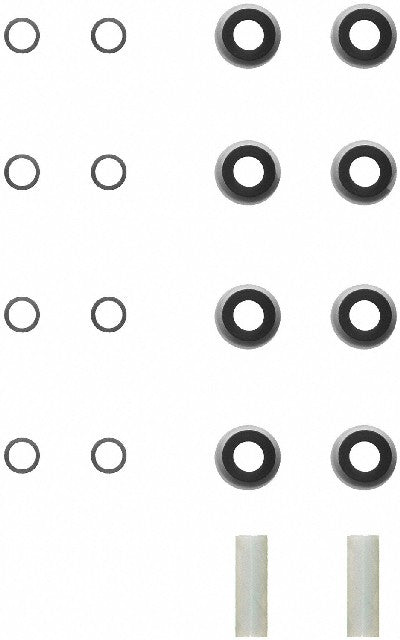 FEL-PRO Engine Valve Stem Oil Seal Set P/N:SS 72877 Fits: Am General Hummer, Avanti Ii, Buick Century, Buick Commercial Chassis, Buick Lesabre, Buick Regal, Buick Roadmaster, Cadillac Brougham, Cadillac Commercial Chassis - Image 1