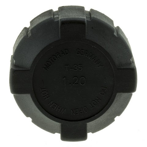 Motorad Engine Coolant Reservoir Cap P/N:T35 Fits: Alfa Romeo Spider, Alfa Romeo Sport, Jeep Cherokee, Jeep Comanche, Jeep Wagoneer, Nissan Aprio, Nissan Platina, Renault Alliance, Renault Clio, Renault Duster - Image 2