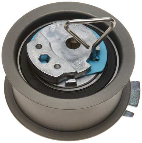 Gates Engine Timing Belt Tensioner Pulley P/N:T43091 Fits: Volkswagen Beetle 06-04, Volkswagen Bora 10-07, Volkswagen Clasico 12-11, Volkswagen Golf 06-04, Volkswagen Jetta 10-04, Volkswagen Passat 05-04 - Image 1
