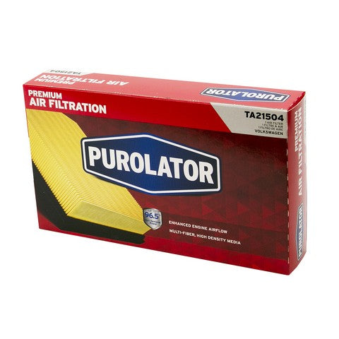 Purolator Engine Air Filter P/N:TA21504 Fits: Volkswagen Golf 21-19, Volkswagen Golf Alltrack 2019, Volkswagen Golf Sportwagen 2019, Volkswagen Jetta 25-19, Volkswagen Taos 25-22 - Image 1