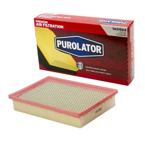 Purolator Engine Air Filter P/N:TA21504 Fits: Volkswagen Golf 21-19, Volkswagen Golf Alltrack 2019, Volkswagen Golf Sportwagen 2019, Volkswagen Jetta 25-19, Volkswagen Taos 25-22 - Image 2