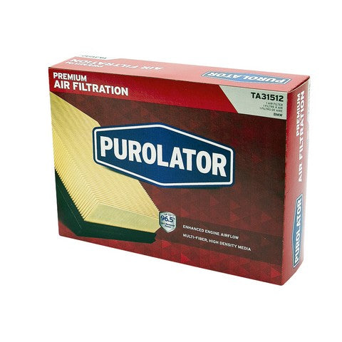 Purolator Engine Air Filter P/N:TA31512 Fits: BMW 530e, BMW 530e Xdrive, BMW 530i, BMW 530i Xdrive, BMW 540d Xdrive, BMW 540i, BMW 540i Xdrive, BMW 640i Xdrive Gran Turismo, BMW 740i, BMW 740i Xdrive - Image 1