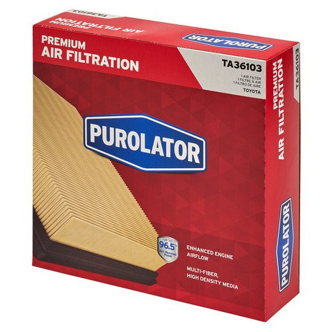 Purolator Engine Air Filter P/N:TA36103 Fits: Lexus Gs200t, Lexus Gs300, Lexus Gs350, Lexus Gs450h, Lexus Gs460, Lexus Is200t, Lexus Is250, Lexus Is300, Lexus Is350, Lexus Rc200t, Lexus Rc300, Lexus Rc350 - Image 1