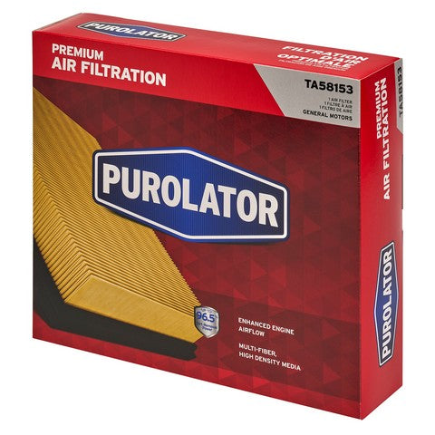 Purolator Engine Air Filter P/N:TA58153 Fits: Cadillac Ats 19-13, Cadillac Cts 19-14, Chevrolet Camaro 24-16 - Image 1
