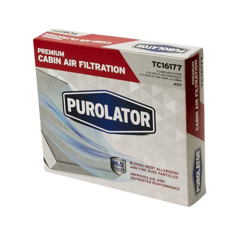 Purolator Cabin Air Filter P/N:TC16177 Fits: Jeep Wrangler 17-11, Jeep Wrangler Jk 2018 - Image 1