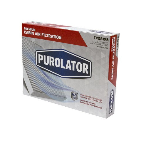 Purolator Cabin Air Filter P/N:TC28198 Fits: Hyundai Elantra 12-10, Hyundai Ioniq 5 2025, Hyundai Ioniq 5 N 2025 - Image 1