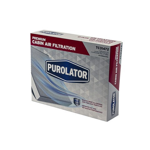 Purolator Cabin Air Filter P/N:TC31472 Fits: Hyundai Ioniq 19-17, Hyundai Ioniq 2021, Hyundai Ix35 2015, Kia Carnival 2025, Kia Niro 21-17, Kia Niro 25-24, Kia Niro Ev 25-19 - Image 1