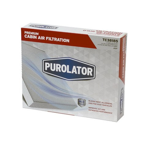 Purolator Cabin Air Filter P/N:TC38185 Fits: Chrysler 200 17-15, Jeep Cherokee 18-14, Jeep Cherokee 2020 - Image 1