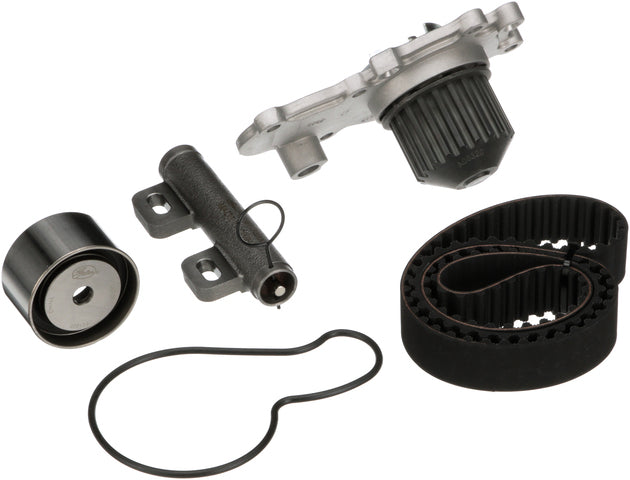 Gates Engine Timing Belt Kit with Water Pump P/N:TCKWP245C Fits: Chrysler Breeze 1996, Chrysler Neon 97-95, Chrysler Stratus 97-95, Dodge Neon 02-95, Dodge Stratus 98-95, Plymouth Breeze 98-96, Plymouth Neon 98-95 - Image 1