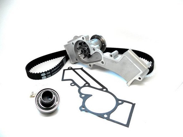 Gates Engine Timing Belt Kit with Water Pump P/N:TCKWP249C Fits: Nissan D21 94-93, Nissan Pathfinder 95-93, Nissan Pickup 1995 - Image 1