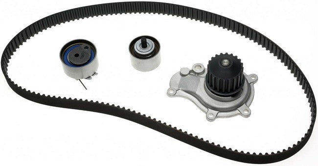 Gates Engine Timing Belt Kit with Water Pump P/N:TCKWP265 Fits: Chrysler Pt Cruiser 10-03, Chrysler Sebring 06-03, Chrysler Voyager 2003, Dodge Caravan 07-03, Dodge Stratus 06-03, Jeep Liberty 05-03, Jeep Tj 06-05, Jeep Tj 2003, Jeep Wrangler 06-03 - Image 1