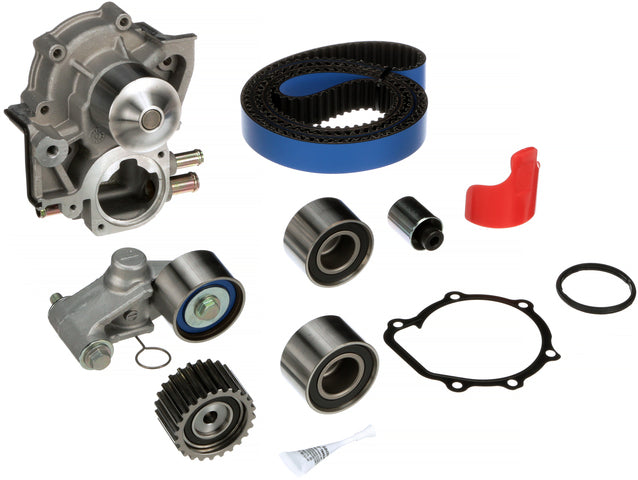 Gates Engine Timing Belt Kit with Water Pump P/N:TCKWP328ARB Fits: Subaru Impreza 03-02 - Image 1