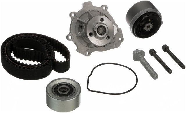Gates Engine Timing Belt Kit with Water Pump P/N:TCKWP338 Fits: Chevrolet Astra, Chevrolet Aveo, Chevrolet Aveo5, Chevrolet Cruze, Chevrolet Cruze Limited, Chevrolet Sonic, Pontiac G3, Pontiac G3 Wave, Saturn Astra, Suzuki Swift+ - Image 1