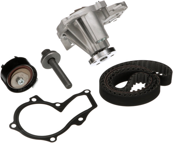 Gates Engine Timing Belt Kit with Water Pump P/N:TCKWP343A Fits: Ford Escape 15-13, Ford Fiesta 19-14, Ford Fusion 14-13, Ford Transit Connect 15-14 - Image 1